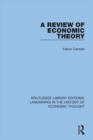 A Review of Economic Theory - eBook