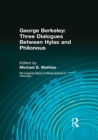 George Berkeley: Three Dialogues Between Hylas and Philonous (Longman Library of Primary Sources in Philosophy) - eBook
