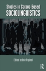 Studies in Corpus-Based Sociolinguistics - eBook