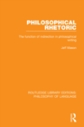 Philosophical Rhetoric : The Function of Indirection in Philosophical Writing - eBook