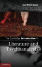 The Cambridge Introduction to Literature and Psychoanalysis - eBook