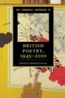Cambridge Companion to British Poetry, 1945-2010 - eBook