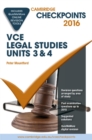 Cambridge Checkpoints VCE Legal Studies Units 3 and 4 2016 and Quiz Me More - Book