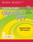 Objective PET Student's Book with Answers with CD-ROM with Testbank - Book
