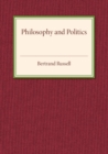 Philosophy and Politics - Book