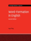 Word-Formation in English - Book