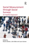 Social Measurement through Social Surveys : An Applied Approach - eBook