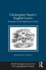 Christopher Smart's English Lyrics : Translation in the Eighteenth Century - eBook