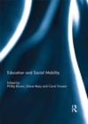Education and Social Mobility - eBook