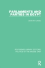 Parliaments and Parties in Egypt - eBook