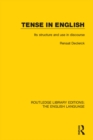 Tense in English : Its Structure and Use in Discourse - eBook