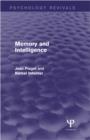 Memory and Intelligence (Psychology Revivals) - eBook