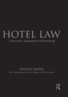 Hotel Law : Transactions, Management and Franchising - eBook