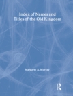 Index Of Names & Titles Of The - eBook