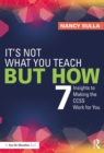 It's Not What You Teach But How : 7 Insights to Making the CCSS Work for You - eBook