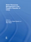 Water Resources Management in the People's Republic of China - eBook
