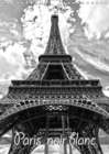 Paris noir blanc 2019 : La capitale Paris en noir et blanc, vue d'un taxi - Book