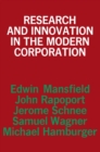 Research and Innovation in the Modern Corporation - eBook