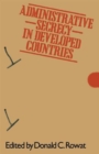 Administrative Secrecy in Developed Countries - Book