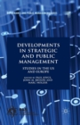 Developments in Strategic and Public Management : Studies in the US and Europe - Book