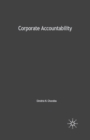 Corporate Accountability : With Case Studies in Pension Funds and in the Banking Industry - Book