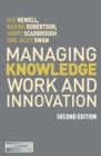Managing Knowledge Work and Innovation - eBook