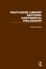 Routledge Library Editions: Continental Philosophy - eBook