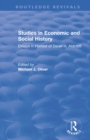 Studies in Economic and Social History : Essays Presented to Professor Derek Aldcroft - eBook