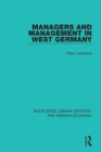 Managers and Management in West Germany - eBook