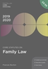Core Statutes on Family Law 2019-20 - Book