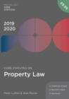 Core Statutes on Property Law 2019-20 - Book