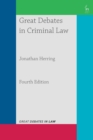 Great Debates in Criminal Law - Book