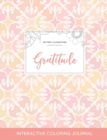 Adult Coloring Journal : Gratitude (Butterfly Illustrations, Pastel Elegance) - Book