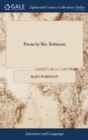 Poems by Mrs. Robinson - Book