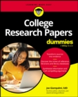 College Research Papers For Dummies - Book