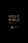 NIV Larger Print Personal Black Leather Bible - Book
