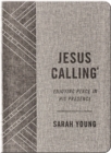 Jesus Calling, Textured Gray Leathersoft, with Full Scriptures : Enjoying Peace in His Presence (a 365-Day Devotional) - Book