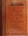 Jesus Calling, Large Text Brown Leathersoft, with full Scriptures : Enjoying Peace in His Presence (a 365-day Devotional) - Book