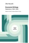 Economic Writings : Selections 1904-1945 - Book