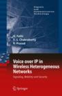 Voice over IP in Wireless Heterogeneous Networks : Signaling, Mobility and Security - Book
