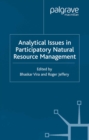Analytical Issues in Participatory Natural Resources - eBook