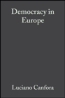 Democracy in Europe : A History of an Ideoloy - Book