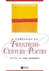 A Companion to Twentieth-Century Poetry - Book