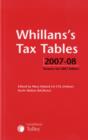 Whillan's Tax Tables - Book