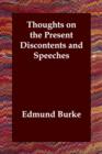 Thoughts on the Present Discontents and Speeches - Book