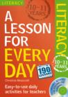 Lesson for Every Day: Literacy Ages 10-11 - Book