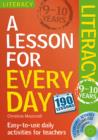 Lesson for Every Day: Literacy Ages 9-10 - Book