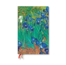 Van Gogh’s Irises Maxi 12-month Horizontal Softcover Flexi Dayplanner 2025 (Elastic Band Closure) - Book