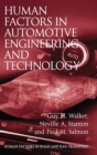Human Factors in Automotive Engineering and Technology - Book
