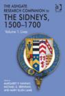 The Ashgate Research Companion to The Sidneys, 1500-1700 : Volume 1: Lives - Book